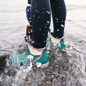 NEW XTRATUF Sports Deck rain Boots in green for women 1125 7t3